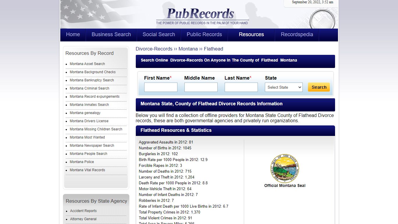 Flathead County, Montana Divorce Records - Pubrecords.com
